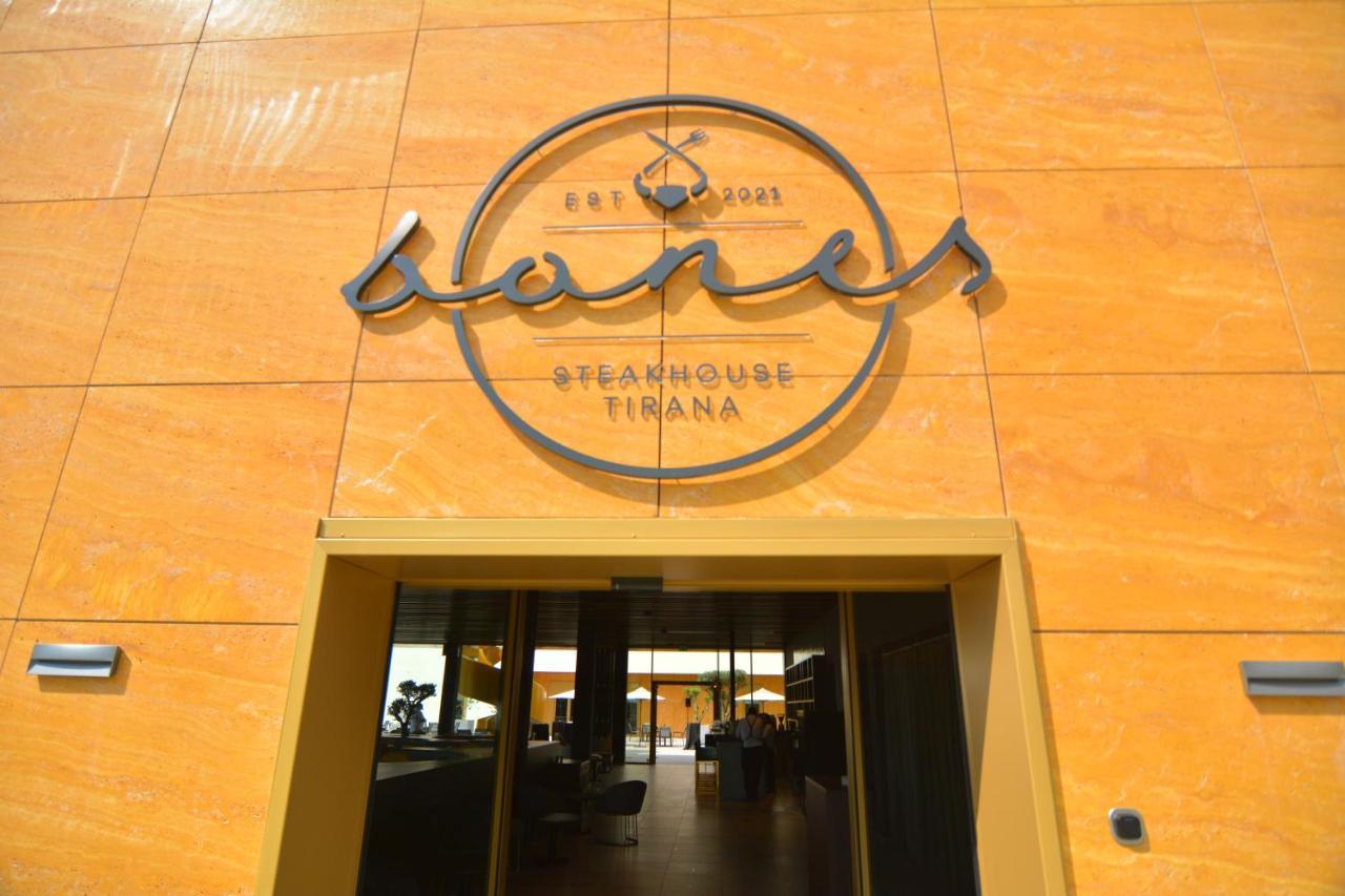 Mk Hotel Tirana Rinas Екстериор снимка Entrance of the restaurant