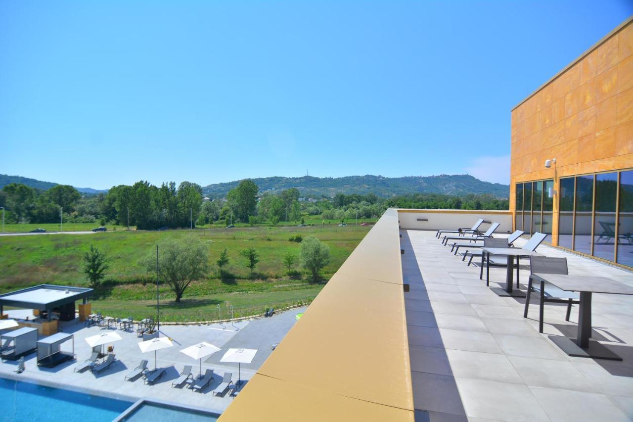 Mk Hotel Tirana Rinas Екстериор снимка View from the rooftop